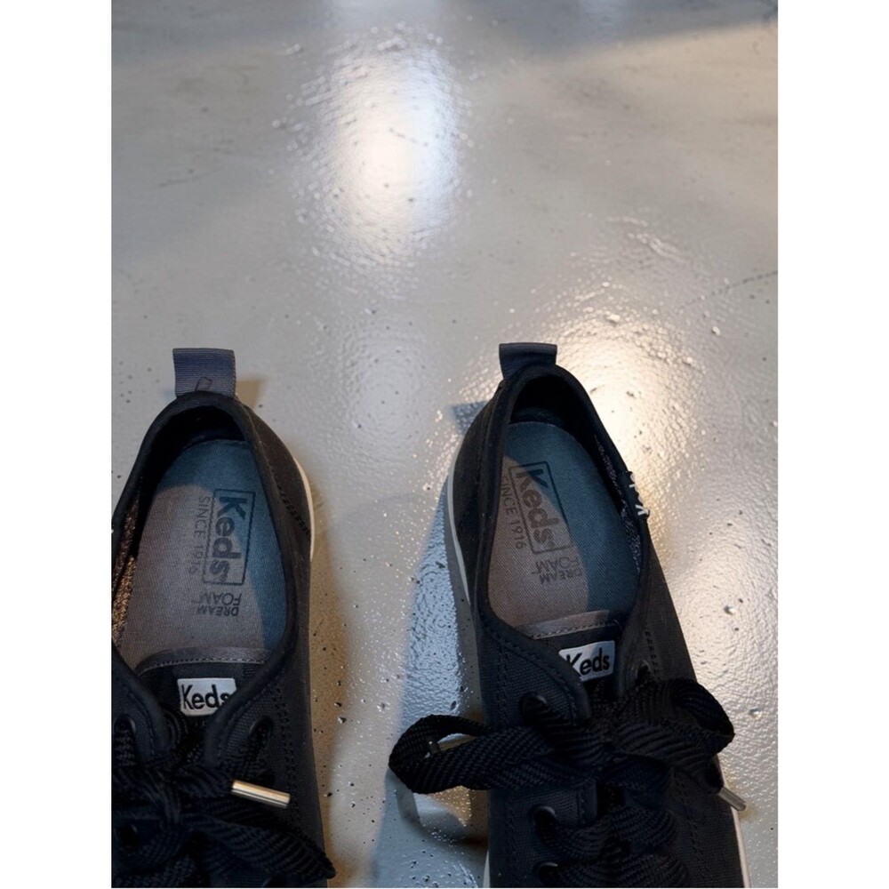 Keds Triple Up Platform Black Canvas Sneakers Dream Foam Lace Up Women's Sz 7 - Picture 6 of 8
